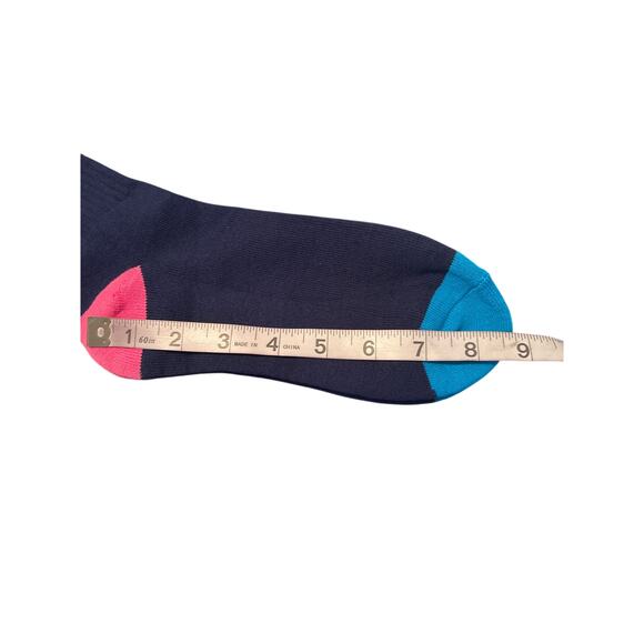 New in Package Chubbies Crew Socks Color Block Footbed Measures 9" - Picture 4 of 4